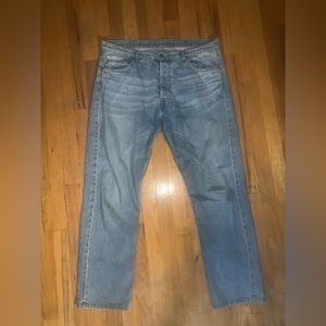 Djerf Avenue Relaxed Jeans Size 31 Washed Blue
